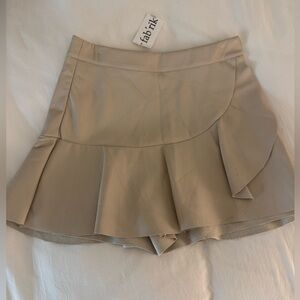 Charlie Leather Mini Skort